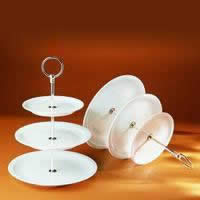 3 tier porcelain cake stands